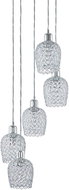 Eglo 94898 - Crystal Chandelier BONARES 1 5xE27/60W/230V - Chandelier