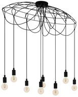 Eglo 43322 - Chandelier on Cable HOGSMILL 8xE27/40W/230V - Chandelier