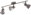 96554 - LED Spotlight SERAS 3xGU10/3,3W/230V