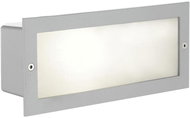 EGLO 88008 - Wall Outdoor Lamp ZIMBA 1xE27/60W Silver/White IP44 - Night Light