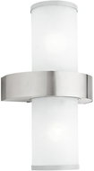 EGLO 86541 - Outdoor Wall Lamp BEVERLY 2xE27/60W Silver/White IP44 - Wall Lamp