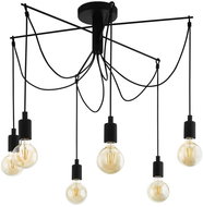 Eglo 98679 - Chandelier on a Cable MUSARA 6xE27/60W/230V - Chandelier