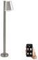 Eglo - LED Stmívatelná venkovní lampa CALDIERO-C 1xE27/9W/230V matný chrom IP44 - Zahradní osvětlení