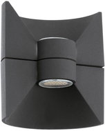 Eglo 93368 - LED OUTDOOR WALL LAMP REDONDO Anthracite 2xLED-SMD/2,5W/230V IP44 - Wall Lamp