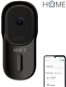 iGET HOME Doorbell DS1 Black - Batteriebetriebene WLAN Video-Türklingel mit FullHD - Türklingel mit Kamera