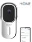 Zvonček s kamerou iGET HOME Doorbell DS1 White – batériový WiFi video zvonček s Full HD prenosom obrazu a zvuku - Videozvonek