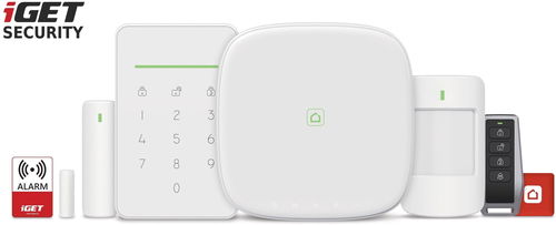 iGET SECURITY M5-4G Premium - inteligentní zabezpečovací systém 4G LTE/WiFi/LAN, set - Centrální jednotka - Hlavní obrázek