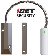 iGET SECURITY EP21 - Wireless Magnetic Sensor for Doors and Iron Doors for iGET M5-4G Alarm - Detector