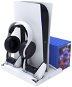 iPega P5013 Charger and Cooling Station pro PS5 a PS5 Controller White - Game Console Stand