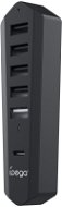 Ladestation iPega P5S003 USB/USB-C HUB pro PS5 Slim Black - Dobíjecí stanice