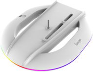 iPega P5S035SA Vertikální Stojan s RGB pro PS5 Slim/PS5 Pro White - Stojan na herní konzoli