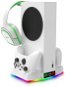 iPega XBS011S Multifunkční Nabíjecí RGB Stojan s Chlazením pro Xbox Series S + 2ks Baterií - Stojan na herní konzoli