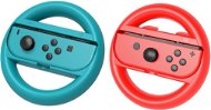 iPega SW086 Steering Wheel for JoyCon Controllers 2 db kék/piros - Játék kormány