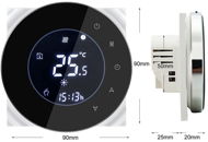 iQtech SmartLife GCLW-B, WiFi termosztát bojlerhez és kazánhoz potenciálmentes kapcsolással, fekete - Termosztát
