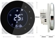 Okos termosztát iQtech SmartLife GBLW-B, WiFi termosztát padlófűtéshez, fekete színű - Chytrý termostat