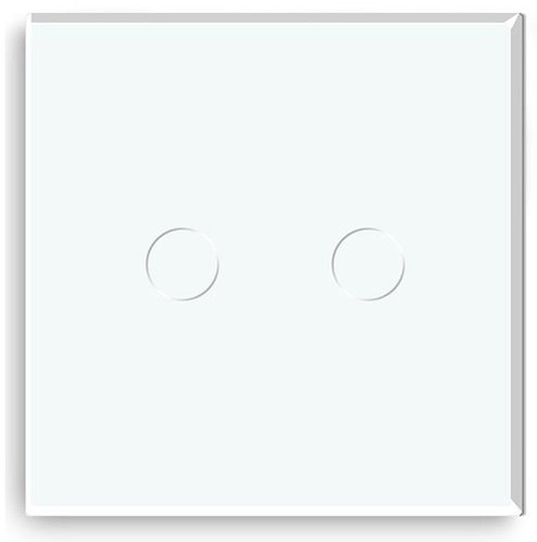 iQtech Millennium, Zigbee 2x NoN switch Smartlife, white - Light Switch - Main image