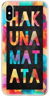 iSaprio Hakuna Matata 01 for iPhone XS - Phone Cover