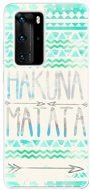 iSaprio Hakuna Matata Green for Huawei P40 Pro - Phone Cover