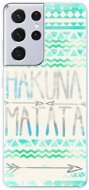 iSaprio Hakuna Matata Green for Samsung Galaxy S21 Ultra - Phone Cover
