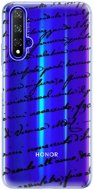 iSaprio Handwriting 01 Black for Honor 20 - Phone Cover