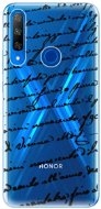 iSaprio Handwriting 01 Black for Honor 9X - Phone Cover