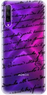 iSaprio Handwriting 01 Black for Honor 9X Pro - Phone Cover