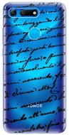 iSaprio Handwriting 01 Black for Honor View 20 - Phone Cover