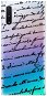 iSaprio Handwriting 01 Black for Samsung Galaxy Note 10+ - Phone Cover