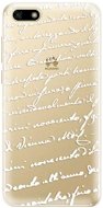 iSaprio Handwriting 01 White for Huawei Y5 2018 - Phone Cover