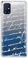 iSaprio Handwriting 01 White for Samsung Galaxy M31s - Phone Cover