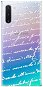 iSaprio Handwriting 01 White for Samsung Galaxy Note 10 - Phone Cover