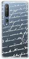 iSaprio Handwriting 01 White for Xiaomi Mi 10/Mi 10 Pro - Phone Cover