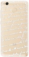 iSaprio Handwriting 01 White for Xiaomi Redmi 4X - Phone Cover