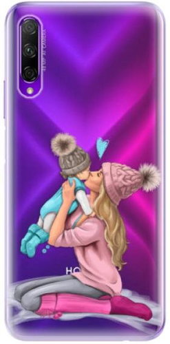 iSaprio Kissing Mom - Blond and Boy for Honor 9X Pro - Phone Cover - Main image