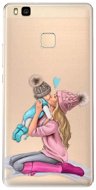 iSaprio Kissing Mom – Blond and Boy pre Huawei P9 Lite - Kryt na mobil