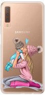 iSaprio Kissing Mom - Blond and Boy for Samsung Galaxy A7 (2018) - Phone Cover