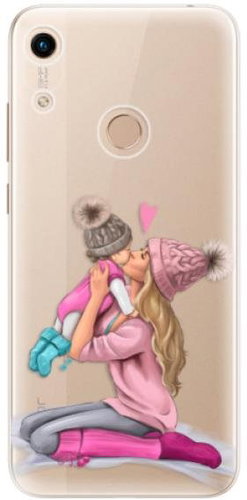 iSaprio Kissing Mom - Blond and Girl for Honor 8A - Phone Cover - Main image