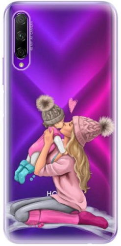 iSaprio Kissing Mom - Blond and Girl for Honor 9X Pro - Phone Cover - Main image