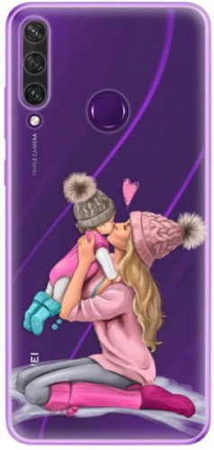 iSaprio Kissing Mom - Blond and Girl for Huawei Y6p - Phone Cover - Main image