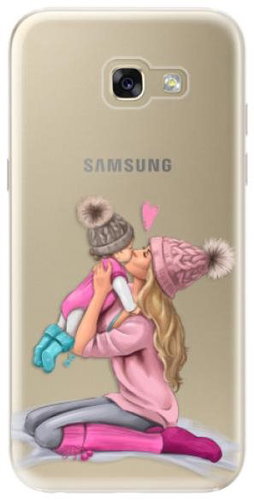 iSaprio Kissing Mom - Blond and Girl for Samsung Galaxy A5 (2017) - Phone Cover - Main image