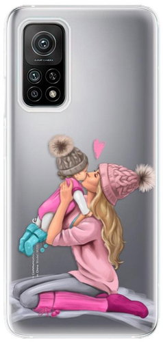 iSaprio Kissing Mom - Blond and Girl for Xiaomi Mi 10T / Mi 10T Pro - Phone Cover - Main image