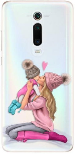 iSaprio Kissing Mom - Blond and Girl for Xiaomi Mi 9T Pro - Phone Cover - Main image
