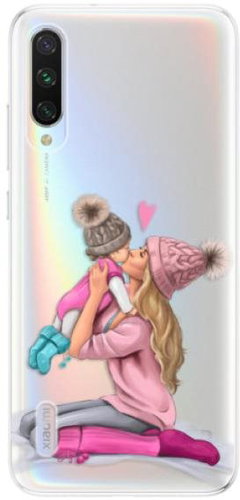iSaprio Kissing Mom - Blond and Girl for Xiaomi Mi A3 - Phone Cover - Main image