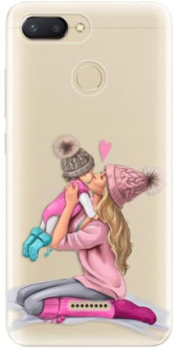 iSaprio Kissing Mom - Blond and Girl for Xiaomi Redmi 6 - Phone Cover - Main image