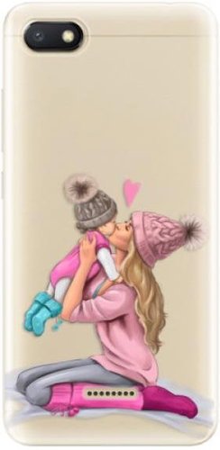 iSaprio Kissing Mom - Blond and Girl for Xiaomi Redmi 6A - Phone Cover - Main image