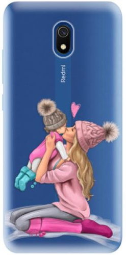 iSaprio Kissing Mom - Blond and Girl for Xiaomi Redmi 8A - Phone Cover - Main image