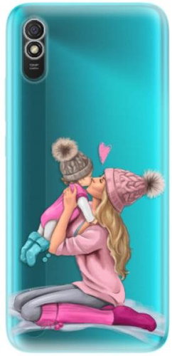 iSaprio Kissing Mom - Blond and Girl for Xiaomi Redmi 9A - Phone Cover - Main image