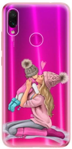 iSaprio Kissing Mom - Blond and Girl for Xiaomi Redmi Note 7 - Phone Cover - Main image