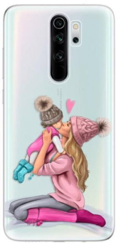 iSaprio Kissing Mom - Blond and Girl for Xiaomi Redmi Note 8 Pro - Phone Cover - Main image