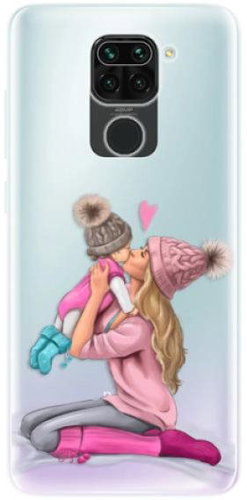 iSaprio Kissing Mom - Blond and Girl for Xiaomi Redmi Note 9 - Phone Cover - Main image